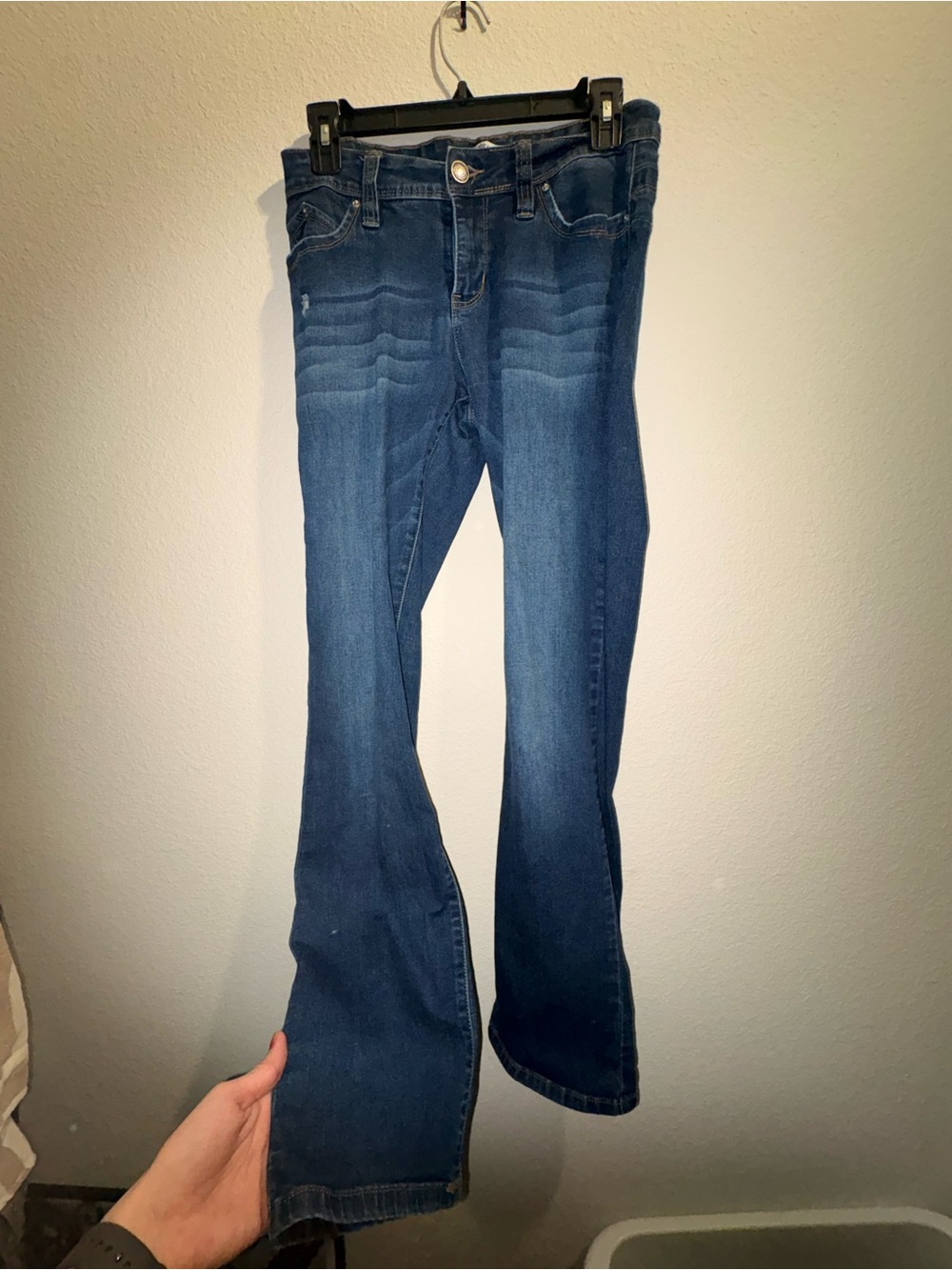 Royalty For Me Dark Blue Flare Jeans